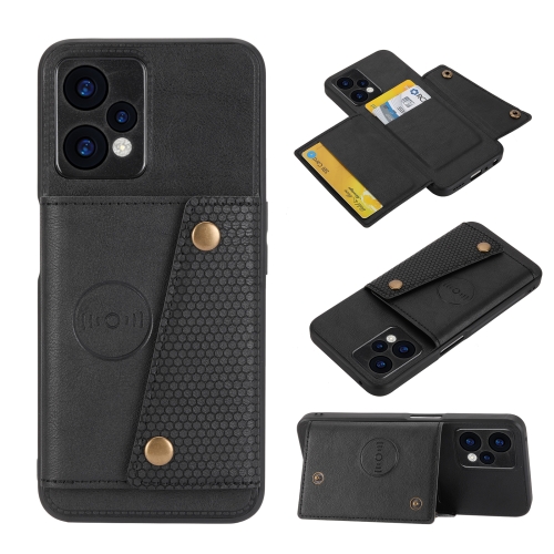 For OPPO Realme 9 Pro Double Buckle PU + TPU Shockproof Magnetic Phone Case(Black)
For OPPO Realme 9 Pro Double Buckle PU + TPU Shockproof Magnetic Phone Case(Black)