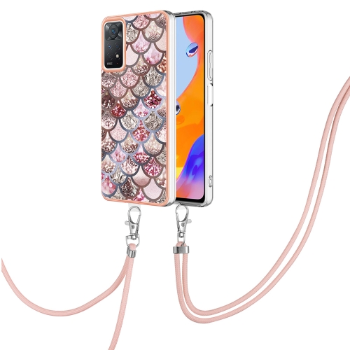For Xiaomi Redmi Note 11 Pro 5G / 4G Global Electroplating IMD TPU Phone Case with Lanyard(Pink Scales)
For Xiaomi Redmi Note 11 Pro 5G / 4G Global Electroplating IMD TPU Phone Case with Lanyard(Pink Scales)