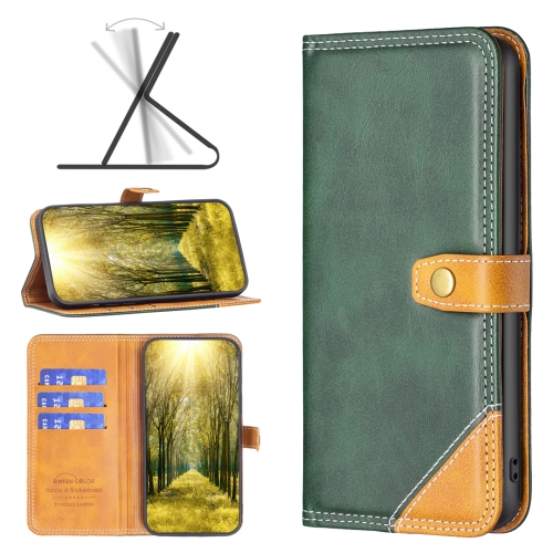 For Samsung Galaxy A71 4G Color Matching Double Sewing Thread Leather Phone Case(Green)
For Samsung Galaxy A71 4G Color Matching Double Sewing Thread Leather Phone Case(Green)