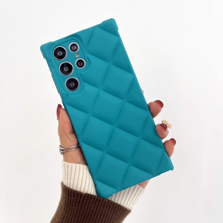 For Samsung Galaxy S22 Ultra 5G Elegant Rhombic Texture TPU Phone Case(Blue-green)
For Samsung Galaxy S22 Ultra 5G Elegant Rhombic Texture TPU Phone Case(Blue-green)