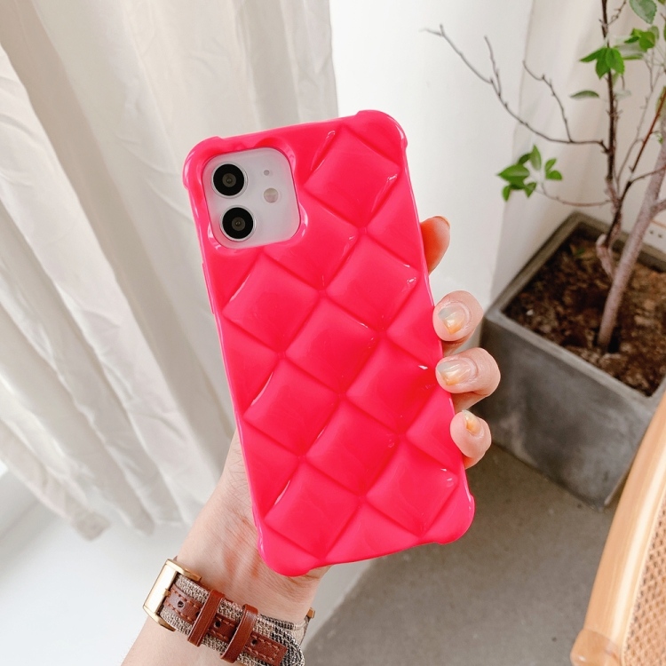 Candy Color Elegant Rhombic Texture TPU Phone Case For iPhone 12 / 12 Pro(Rose Red)
Candy Color Elegant Rhombic Texture TPU Phone Case For iPhone 12 / 12 Pro(Rose Red)