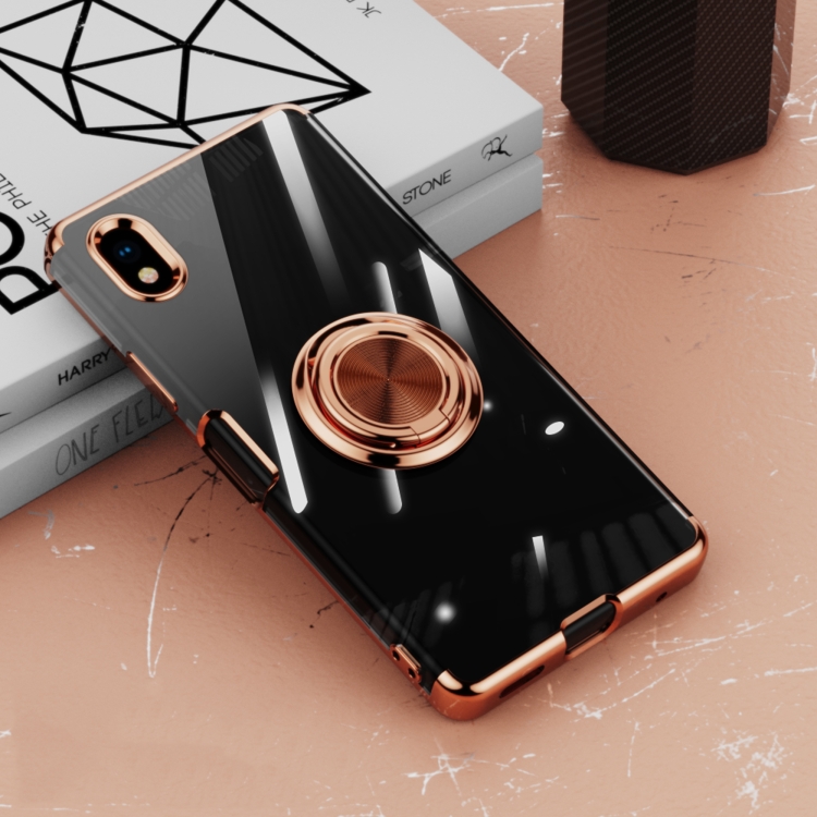 For Sony Xperia Ace III Electroplating Ring Holder Transparent Phone Case(Rose Gold)
For Sony Xperia Ace III Electroplating Ring Holder Transparent Phone Case(Rose Gold)
