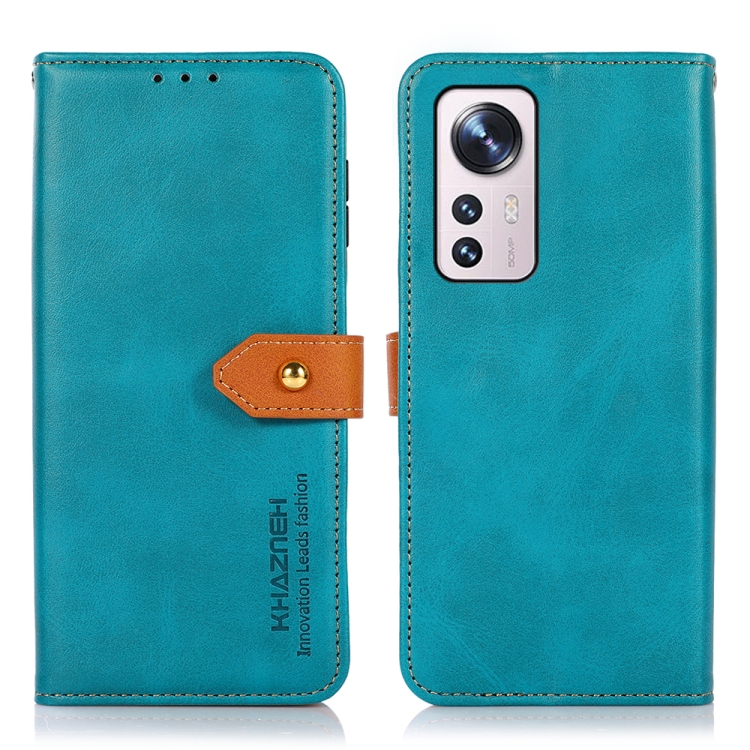 For Xiaomi 12 Lite KHAZNEH Dual-color Cowhide Texture Flip Leather Phone Case(Blue)
For Xiaomi 12 Lite KHAZNEH Dual-color Cowhide Texture Flip Leather Phone Case(Blue)