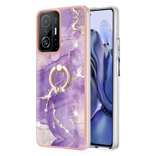 For Xiaomi 11T / 11T Pro Electroplating Marble Pattern TPU Phone Case with Ring(Purple 002)
For Xiaomi 11T / 11T Pro Electroplating Marble Pattern TPU Phone Case with Ring(Purple 002)