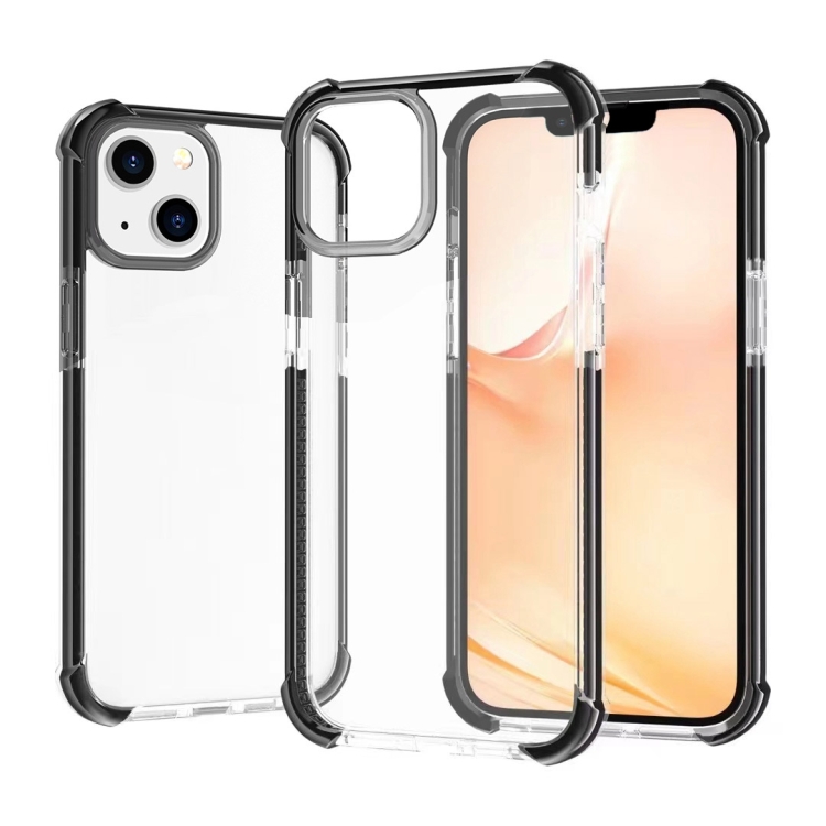 For iPhone 14 Plus Acrylic Four Corners Shockproof Phone Case (Transparent Black)
For iPhone 14 Plus Acrylic Four Corners Shockproof Phone Case (Transparent Black)
