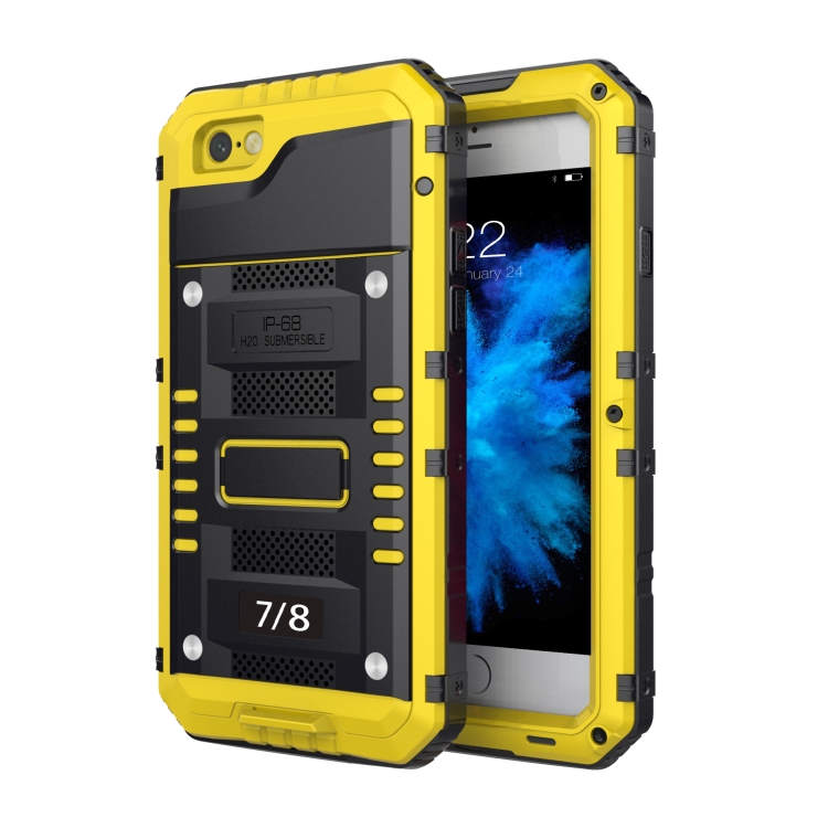 For iPhone SE 2022 / SE 2020 / 8 / 7 Metal + Silicone Phone Case with Screen Protector(Yellow)
For iPhone SE 2022 / SE 2020 / 8 / 7 Metal + Silicone Phone Case with Screen Protector(Yellow)
