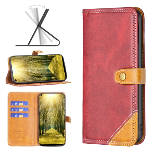 For OPPO A74 5G / A93 5G / A54 5G Color Matching Double Sewing Thread Leather Phone Case(Red)
For OPPO A74 5G / A93 5G / A54 5G Color Matching Double Sewing Thread Leather Phone Case(Red)