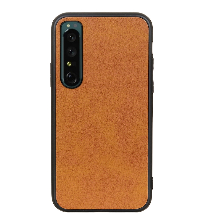 For Sony Xperia 1 IV Accurate Hole Two-color Calf Texture PU Phone Case(Brown)
For Sony Xperia 1 IV Accurate Hole Two-color Calf Texture PU Phone Case(Brown)