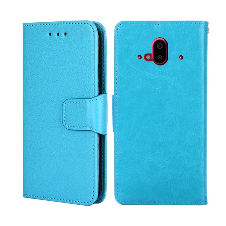 For Fujitsu Arrows F-52B Crystal Texture Leather Phone Case(Sky Blue) 
For Fujitsu Arrows F-52B Crystal Texture Leather Phone Case(Sky Blue)