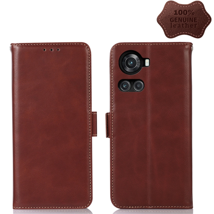 For OnePlus 10R / Ace Crazy Horse Top Layer Cowhide Leather Phone Case(Brown)
For OnePlus 10R / Ace Crazy Horse Top Layer Cowhide Leather Phone Case(Brown)