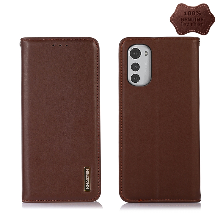 For Motorola Moto E32 4G KHAZNEH Nappa Top Layer Cowhide Leather Phone Case(Brown)
For Motorola Moto E32 4G KHAZNEH Nappa Top Layer Cowhide Leather Phone Case(Brown)