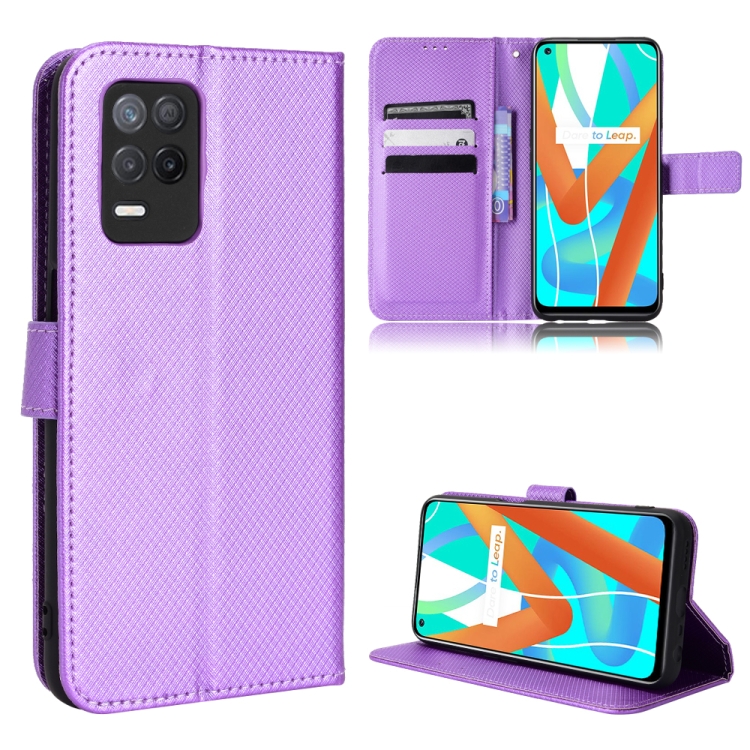 For OPPO Realme 9 5G India / V13 5G / 8 5G Diamond Texture Leather Phone Case(Purple)
For OPPO Realme 9 5G India / V13 5G / 8 5G Diamond Texture Leather Phone Case(Purple)