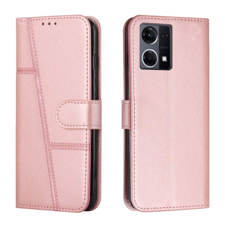 For OPPO Reno7 4G Global / F21 Pro 4G Stitching Calf Texture Buckle Leather Phone Case(Rose Gold)
For OPPO Reno7 4G Global / F21 Pro 4G Stitching Calf Texture Buckle Leather Phone Case(Rose Gold)