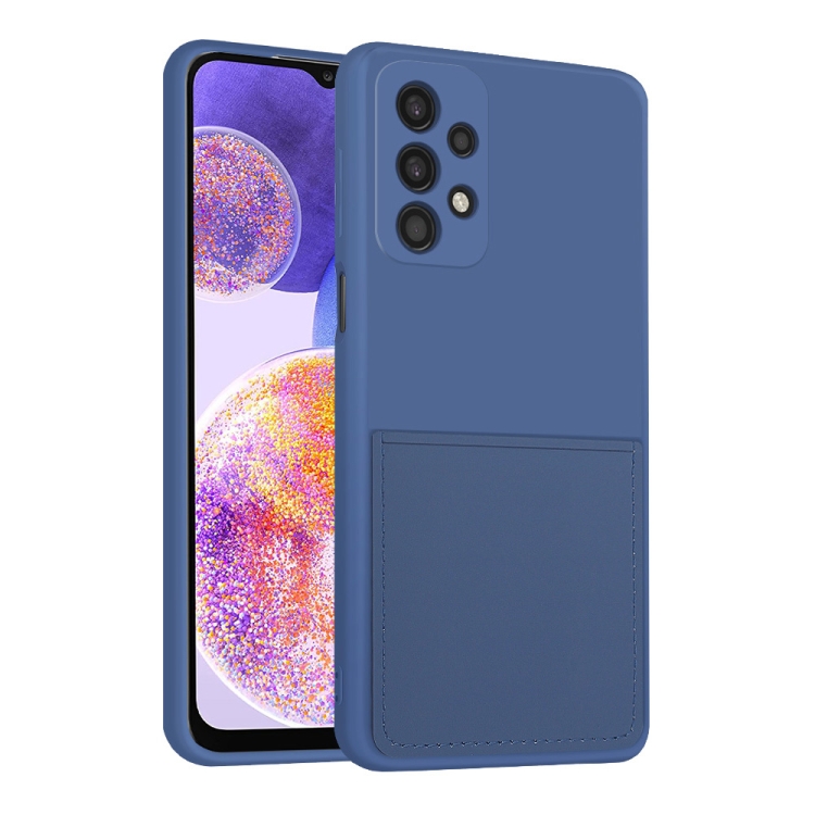 For Samsung Galaxy A23 5G Fine Hole Liquid Silicone Skin Feel Shockproof Phone Case with Card Slot(Blue)
For Samsung Galaxy A23 5G Fine Hole Liquid Silicone Skin Feel Shockproof Phone Case with Card Slot(Blue)