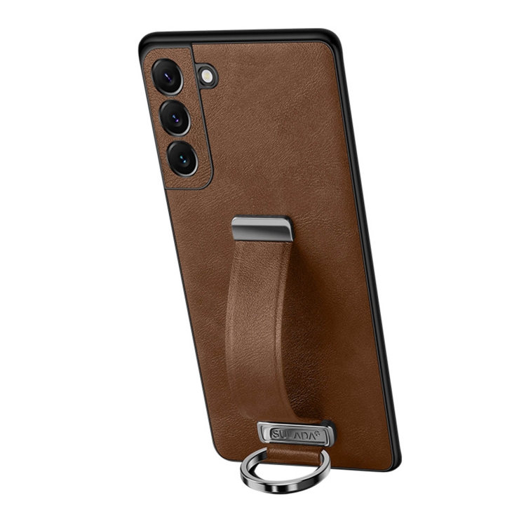 For Samsung Galaxy S22+ 5G SULADA Cool Series PC + Leather Texture Skin Feel Shockproof Phone Case(Brown)
For Samsung Galaxy S22+ 5G SULADA Cool Series PC + Leather Texture Skin Feel Shockproof Phone Case(Brown)