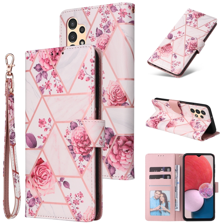 For Samsung Galaxy A13 4G Marble Bronzing Stitching Leather Phone Case(Rose Gold)
For Samsung Galaxy A13 4G Marble Bronzing Stitching Leather Phone Case(Rose Gold)