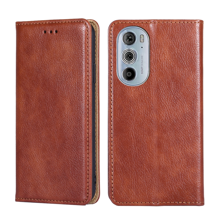 For Motorola Moto Edge+ 2022 / Edge 30 Pro Pure Color Magnetic Leather Phone Case(Brown)
For Motorola Moto Edge+ 2022 / Edge 30 Pro Pure Color Magnetic Leather Phone Case(Brown)