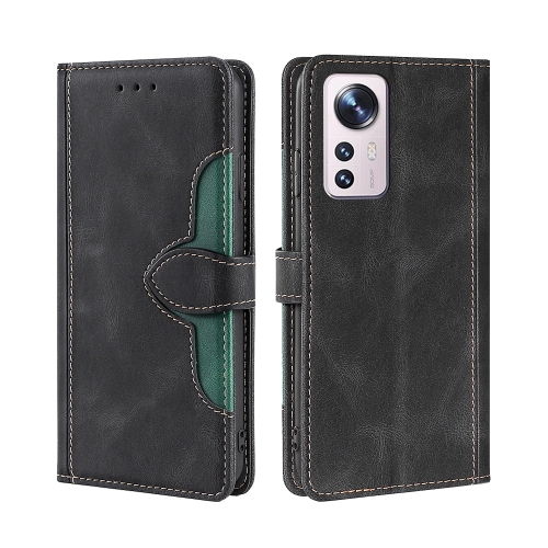 For Xiaomi 12 Pro Stitching Skin Feel Magnetic Buckle Horizontal Flip PU Leather Case(Black)
For Xiaomi 12 Pro Stitching Skin Feel Magnetic Buckle Horizontal Flip PU Leather Case(Black)