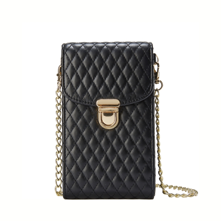 Chain Crossbody PU Shoulder Phone Bag(Black)
Chain Crossbody PU Shoulder Phone Bag(Black)