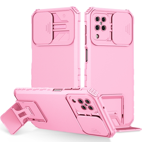 For Samsung Galaxy A12 5G Stereoscopic Holder Sliding Camshield Phone Case(Pink)
For Samsung Galaxy A12 5G Stereoscopic Holder Sliding Camshield Phone Case(Pink)
