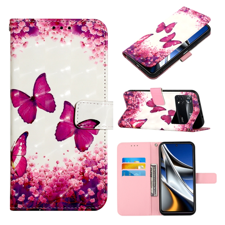 For Xiaomi Poco X4 Pro 5G 3D Painting Horizontal Flip Leather Case(Rose Butterfly)
For Xiaomi Poco X4 Pro 5G 3D Painting Horizontal Flip Leather Case(Rose Butterfly)