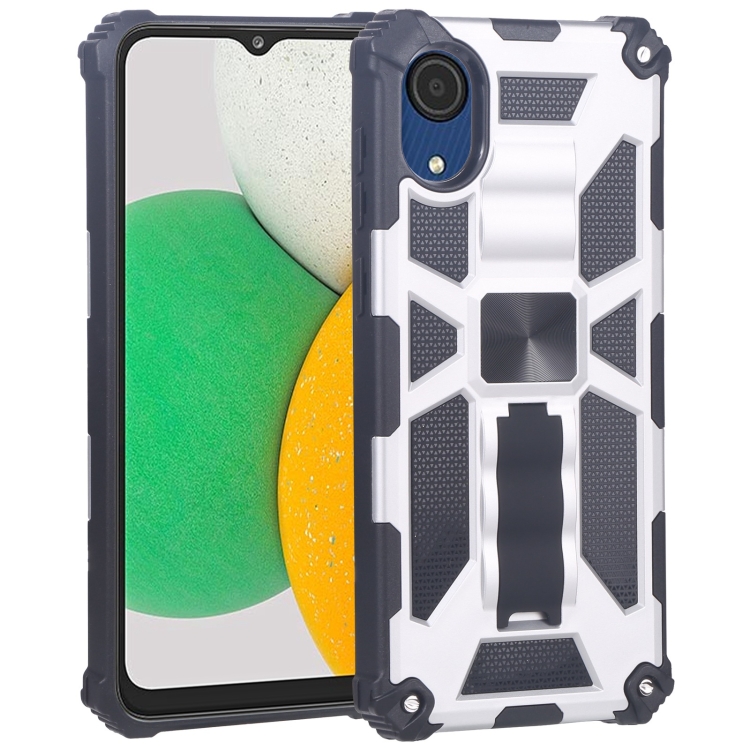For Samsung Galaxy A03 Core Armor Kickstand TPU + PC Magnetic Phone Case(Silver)
For Samsung Galaxy A03 Core Armor Kickstand TPU + PC Magnetic Phone Case(Silver)