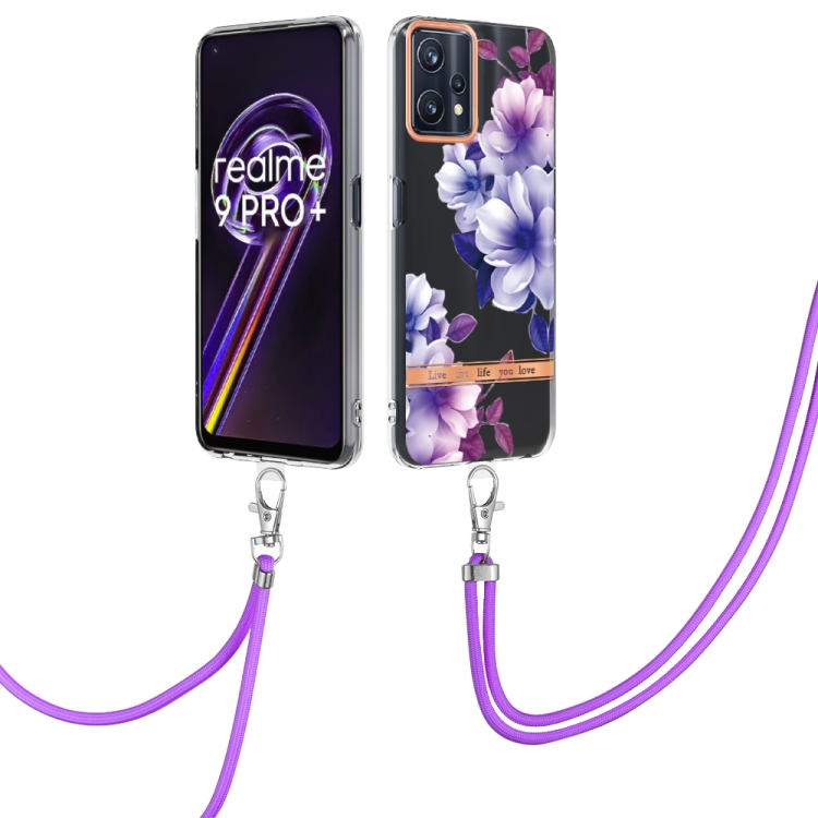 For OPPO Realme 9 Pro 5G Flowers Series TPU Phone Case with Lanyard(Purple Begonia) 
For OPPO Realme 9 Pro 5G Flowers Series TPU Phone Case with Lanyard(Purple Begonia)