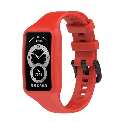 For Huawei Band 7 / 6 Pro / 6 / Honor Band 7 / 6 Universal Integrated Silicone Watch Band(Red)
For Huawei Band 7 / 6 Pro / 6 / Honor Band 7 / 6 Universal Integrated Silicone Watch Band(Red)