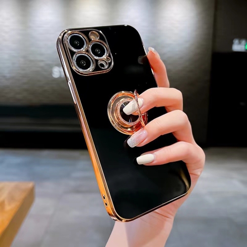 6D Electroplating Silicone Diamond Ring Holder Phone Case For iPhone 11 Pro Max(Black)
6D Electroplating Silicone Diamond Ring Holder Phone Case For iPhone 11 Pro Max(Black)