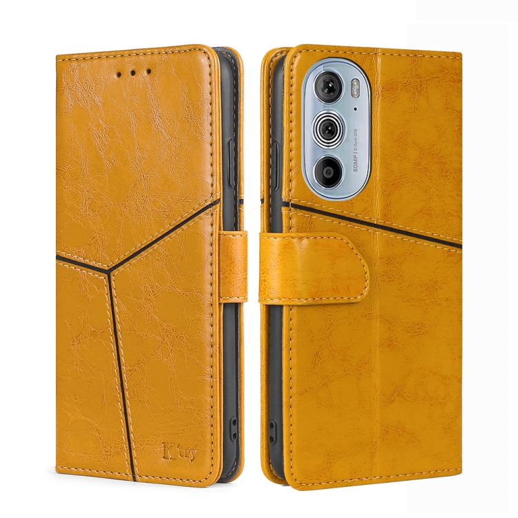 For Motorola Moto Edge+ 2022/Edge 30 Pro Geometric Stitching Horizontal Flip Leather Phone Case(Yellow)
For Motorola Moto Edge+ 2022/Edge 30 Pro Geometric Stitching Horizontal Flip Leather Phone Case(Yellow)