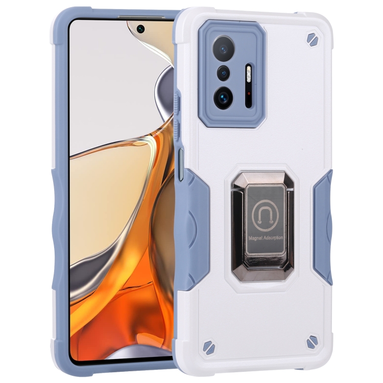 For Xiaomi 11T / 11T Pro Ring Holder Non-slip Shockproof Armor Phone Case(White)
For Xiaomi 11T / 11T Pro Ring Holder Non-slip Shockproof Armor Phone Case(White)