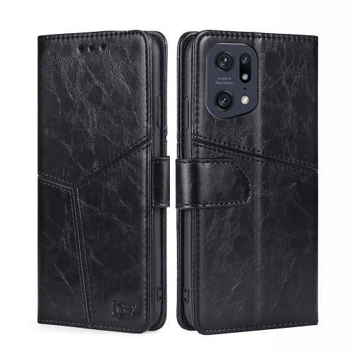 For OPPO Find X5 Pro Geometric Stitching Horizontal Flip Leather Phone Case(Black)
For OPPO Find X5 Pro Geometric Stitching Horizontal Flip Leather Phone Case(Black)