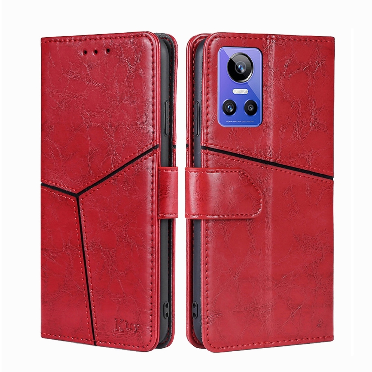 For OPPO Realme GT Neo3 Geometric Stitching Horizontal Flip Leather Phone Case(Red)
For OPPO Realme GT Neo3 Geometric Stitching Horizontal Flip Leather Phone Case(Red)