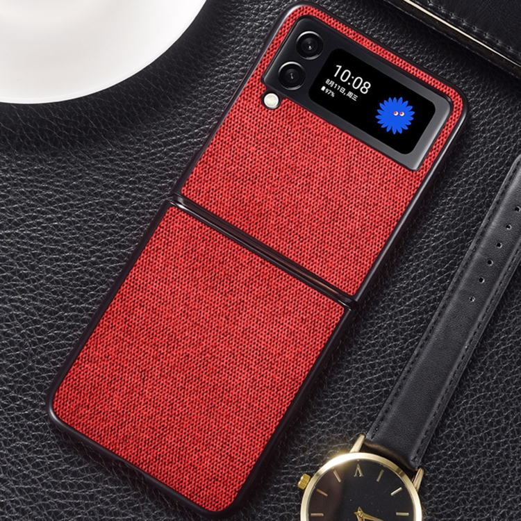 For Samsung Galaxy Z Flip4 5G Sea Sand Cloth Texture Shockproof PC+TPU Phone Case(Red)
For Samsung Galaxy Z Flip4 5G Sea Sand Cloth Texture Shockproof PC+TPU Phone Case(Red)