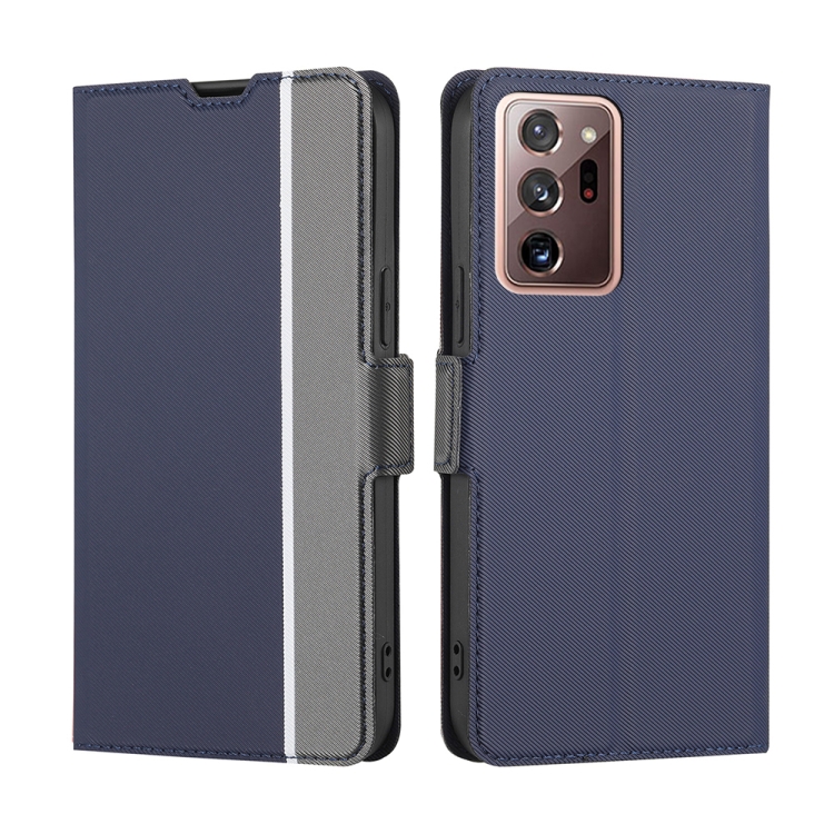For Samsung Galaxy Note20 Ultra Twill Texture Side Button Leather Phone Case(Blue)
For Samsung Galaxy Note20 Ultra Twill Texture Side Button Leather Phone Case(Blue)
