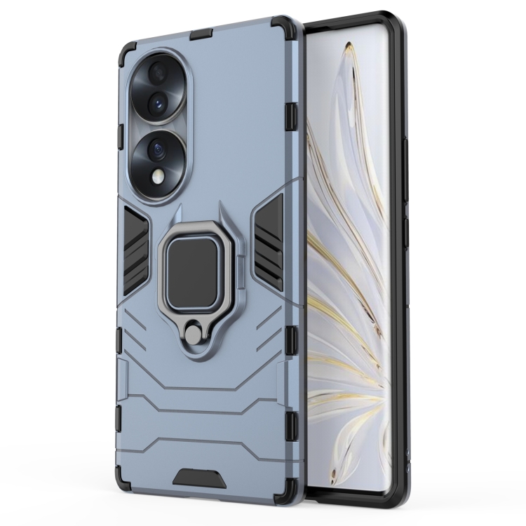 For Honor 70 5G Shockproof PC + TPU Phone Case with Magnetic Ring Holder(Navy Blue)
For Honor 70 5G Shockproof PC + TPU Phone Case with Magnetic Ring Holder(Navy Blue)