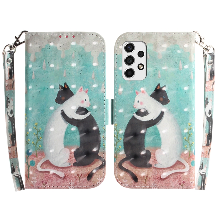 For Samsung Galaxy A73 5G 3D Colored Horizontal Flip Leather Phone Case(Black White Cat)
For Samsung Galaxy A73 5G 3D Colored Horizontal Flip Leather Phone Case(Black White Cat)