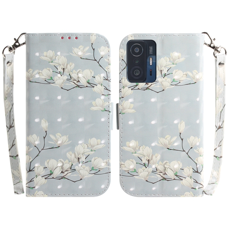 For Xiaomi 11T / 11T Pro 3D Colored Horizontal Flip Leather Phone Case(Magnolia)
For Xiaomi 11T / 11T Pro 3D Colored Horizontal Flip Leather Phone Case(Magnolia)