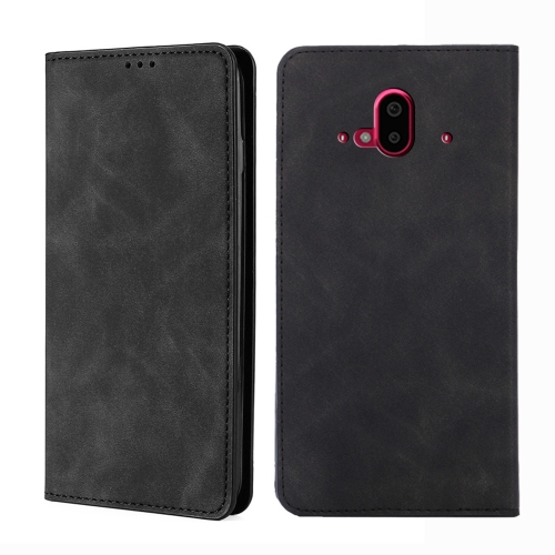 For Fujitsu Arrows F-52B Skin Feel Magnetic Horizontal Flip Leather Phone Case(Black)
For Fujitsu Arrows F-52B Skin Feel Magnetic Horizontal Flip Leather Phone Case(Black)