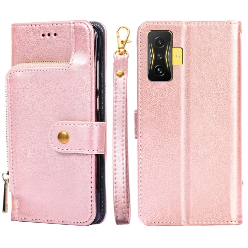 For Xiaomi Redmi K50 Gaming/Poco F4 GT Zipper Bag Leather Phone Case(Rose Gold)
For Xiaomi Redmi K50 Gaming/Poco F4 GT Zipper Bag Leather Phone Case(Rose Gold)
