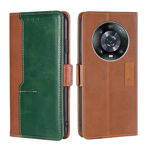 For Honor Magic4 Pro Contrast Color Side Buckle Leather Phone Case(Light Brown + Green)
For Honor Magic4 Pro Contrast Color Side Buckle Leather Phone Case(Light Brown + Green)
