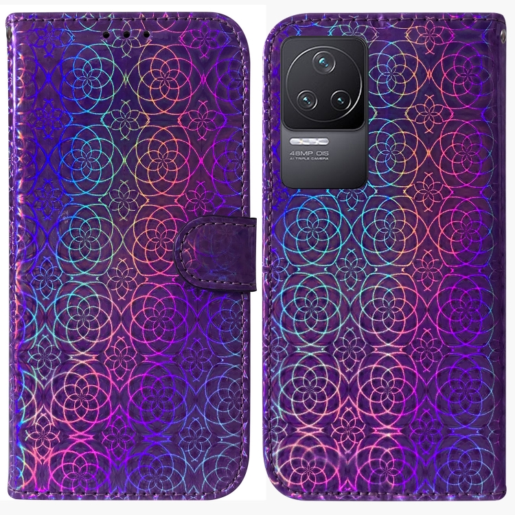 For Xiaomi Redmi K50 / K50 Pro Colorful Magnetic Buckle Leather Phone Case(Purple)
For Xiaomi Redmi K50 / K50 Pro Colorful Magnetic Buckle Leather Phone Case(Purple)