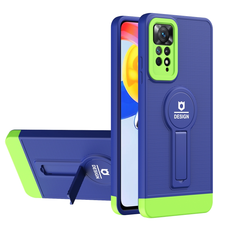 For Xiaomi Redmi Note 11 Pro 2022 4G / 5G Small Tail Holder TPU+PC Phone Case(Blue+Green)
For Xiaomi Redmi Note 11 Pro 2022 4G / 5G Small Tail Holder TPU+PC Phone Case(Blue+Green)