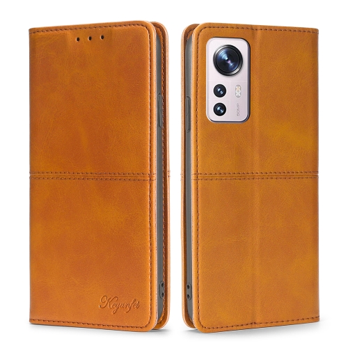 For Xiaomi 12 Pro Cow Texture Magnetic Horizontal Flip Leather Phone Case(Light Brown)
For Xiaomi 12 Pro Cow Texture Magnetic Horizontal Flip Leather Phone Case(Light Brown)