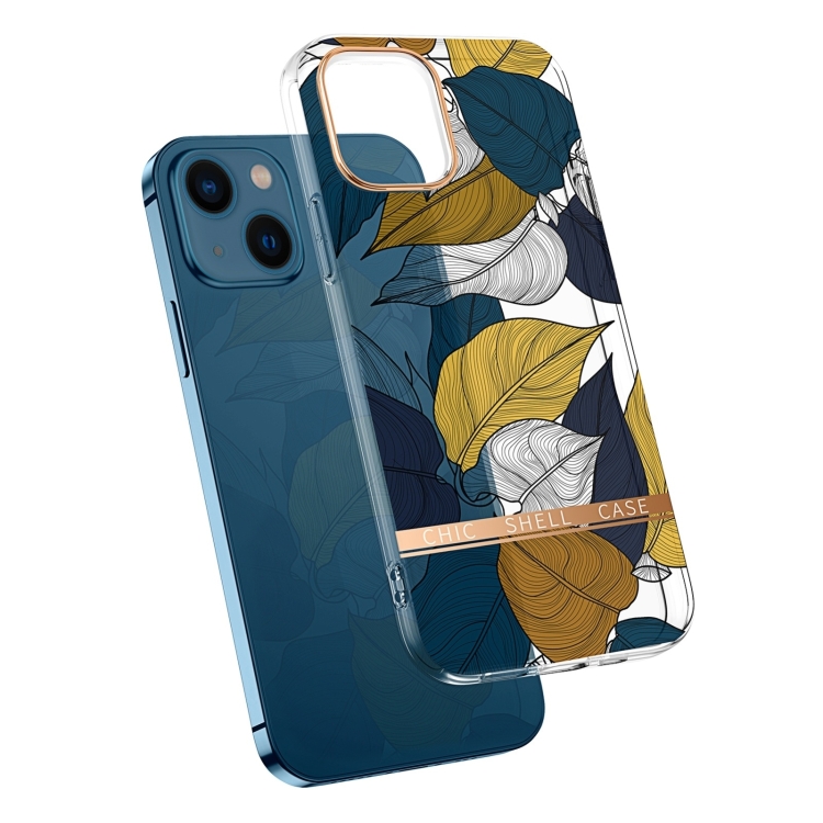 For iPhone 14 Translucent Electroplating Flower Phone Case (Color Banana Leaf)
For iPhone 14 Translucent Electroplating Flower Phone Case (Color Banana Leaf)