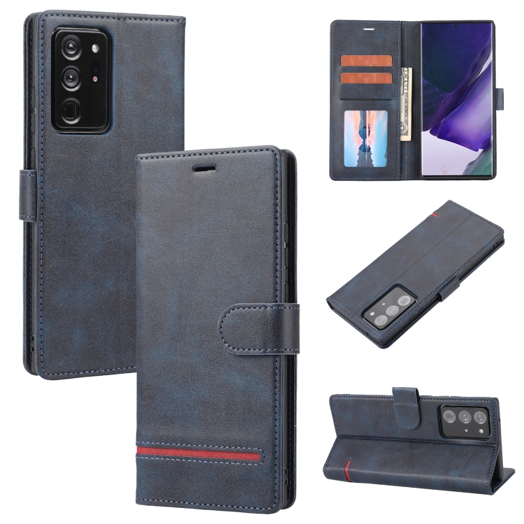 For Samsung Galaxy Note20 Ultra Classic Wallet Flip Leather Phone Case(Blue)
For Samsung Galaxy Note20 Ultra Classic Wallet Flip Leather Phone Case(Blue)