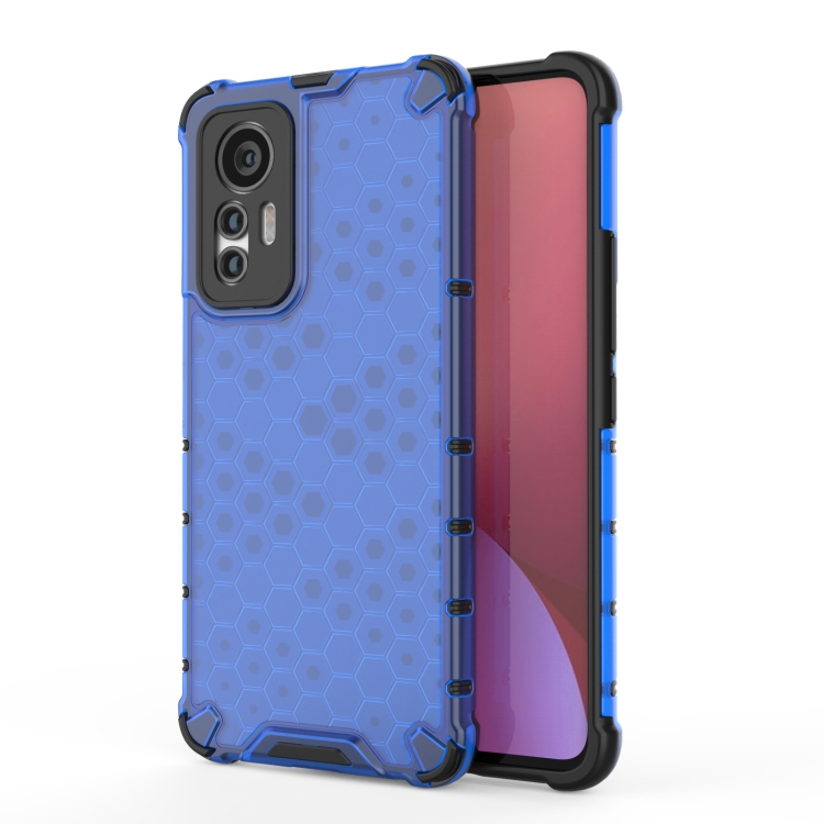 For Xiaomi 12 Lite 5G Eurasian Ver Shockproof Honeycomb PC + TPU Phone Case(Blue) 
For Xiaomi 12 Lite 5G Eurasian Ver Shockproof Honeycomb PC + TPU Phone Case(Blue)
