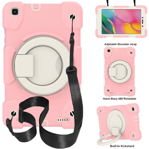 For Samsung Galaxy Tab A 8.0 2019 Silicone + PC Full Body Protection Tablet Case With Holder & Strap(Pink)
For Samsung Galaxy Tab A 8.0 2019 Silicone + PC Full Body Protection Tablet Case With Holder & Strap(Pink)
