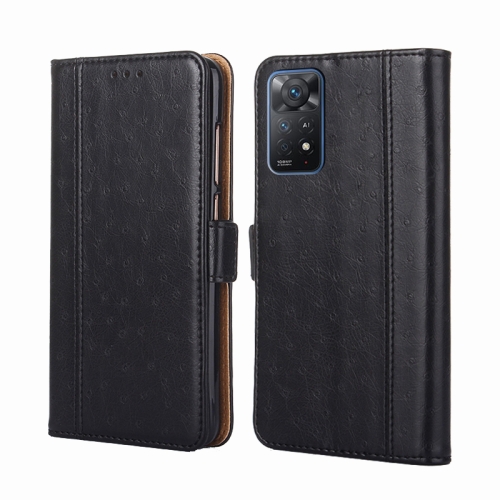 For Xiaomi Redmi Note 11 Pro 4G/5G Global Ostrich Texture Flip Leather Phone Case(Black)
For Xiaomi Redmi Note 11 Pro 4G/5G Global Ostrich Texture Flip Leather Phone Case(Black)
