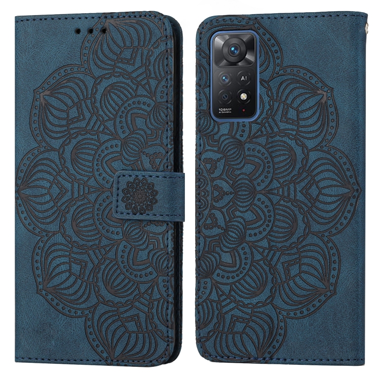 For Xiaomi Redmi Note 11 Pro International Mandala Embossed Flip Leather Phone Case(Blue)
For Xiaomi Redmi Note 11 Pro International Mandala Embossed Flip Leather Phone Case(Blue)